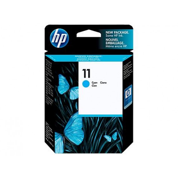 Cartucho HP 11 - Tinta Ciano (Turquesa) 28 ml - C4836A