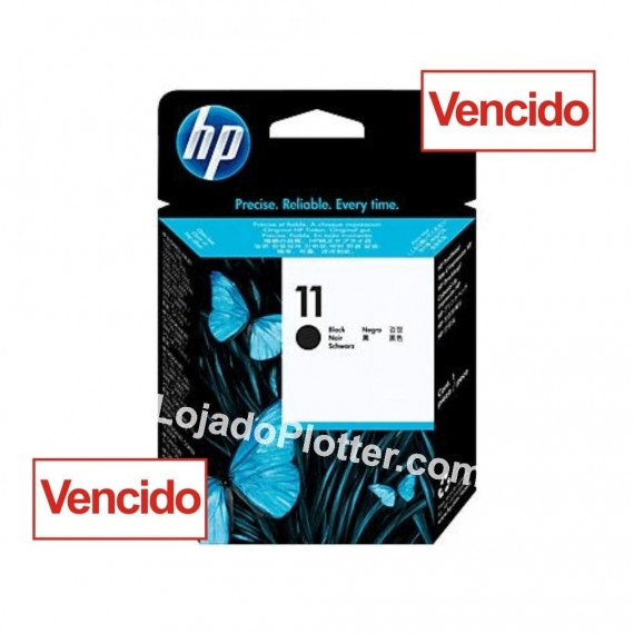 Cabeçote de Impressão HP 11  Black (Preto) C4810A  - VENCIDO