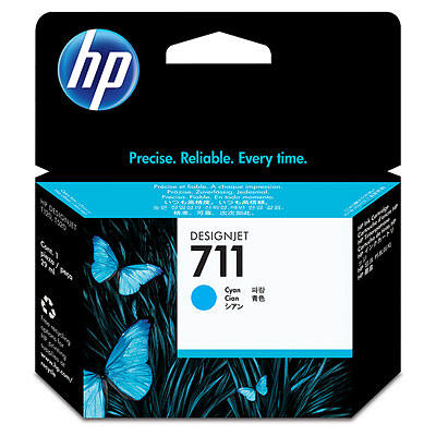 Cartucho HP 711 - Tinta Ciano 29 ml - CZ130A