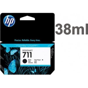 Cartucho HP 711 - Tinta Preto 38 ml - CZ129A