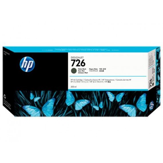 Cartucho HP 726 - Tinta Preto 300 ml - CH575A