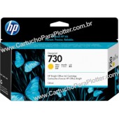 Cartucho de Tinta HP 730 Cor Amarelo 130 ml - P2V64A