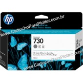 Cartucho de Tinta HP 730 Cor Cinza 130 ml - P2V66A
