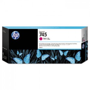 F9K01A Cartucho de tinta magenta HP 745 DesignJet 300 ml