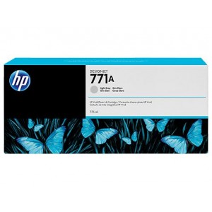 Cartucho HP 771 Cinza Claro 775ml - B6Y22A (antigo CE044A) para Plotter Z6200, Z6600, Z6800