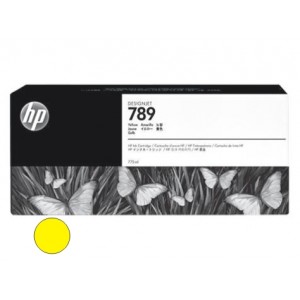 Cartucho HP 789 - Tinta Latex Amarelo 775ml - CH618A - para Plotter L25500