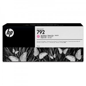 Cartucho Tinta Latex HP 792 Magenta Claro 775ml CN710A para Plotter L26500,L28500,L260,L280