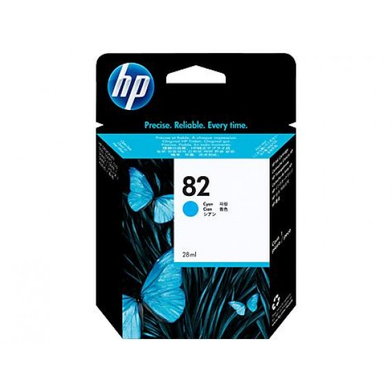 Cartucho HP 82 - Tinta Ciano 69 ml - C4911A