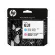 Cabecote Impressao Magenta Claro e Ciano Claro HP 831A  - CZ679A  Plotter HP Latex