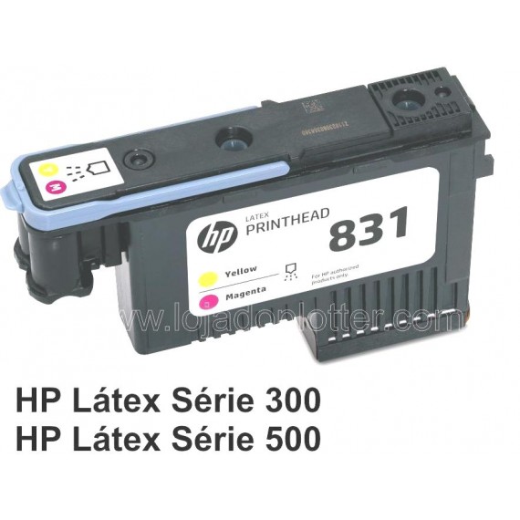 Cabecote Impressao Amarelo e Magenta HP 831A  - CZ678A  Plotter HP Latex