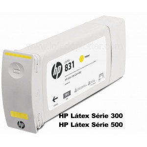 Cartucho Plotter HP Latex cor Amarelo HP 831A de 775ml Plotter HP - CZ685A