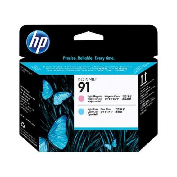 Cabeçote de Impressão HP 91 - Magenta Claro e Ciano Claro - C9462A