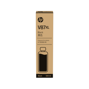 Cartucho HP V87XL - Tinta Preto 500 ml - 7FN98A para Plotter HP Smart Tank T858, T908