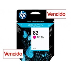 Cartucho HP 82 - Tinta Magenta 69 ml - C4912A - Vencido